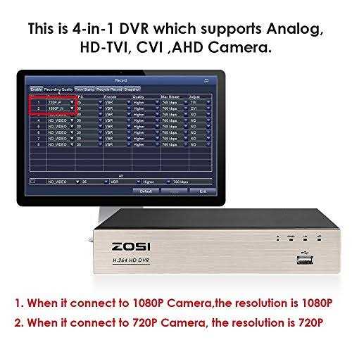 ZOSI 8 Channel Standalone Security Surveillance DVR Record - Image 4