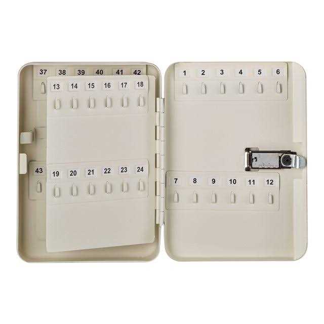 AdirOffice 48-Key Steel Secure Key Cabinet with Combination Lock - Image 4