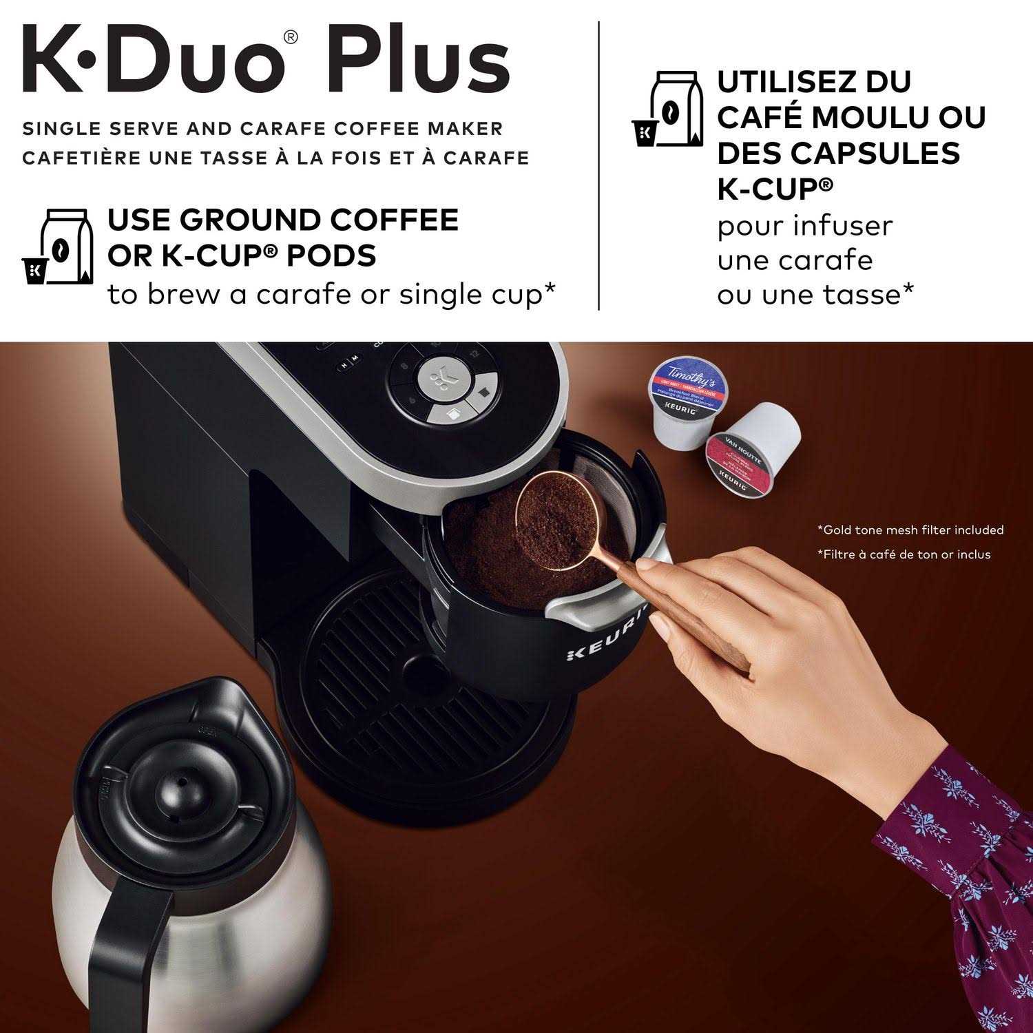 Keurig K-Duo Plus Single Serve & Carafe Coffee Maker - Image 5