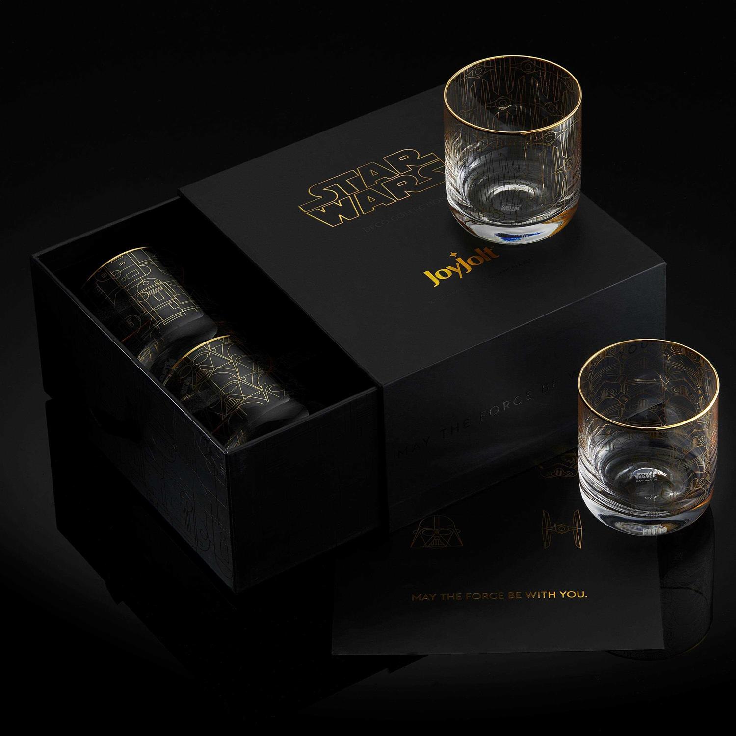 JoyJolt Star Wars Deco Double Old Fashion Drinking Glass - Image 4