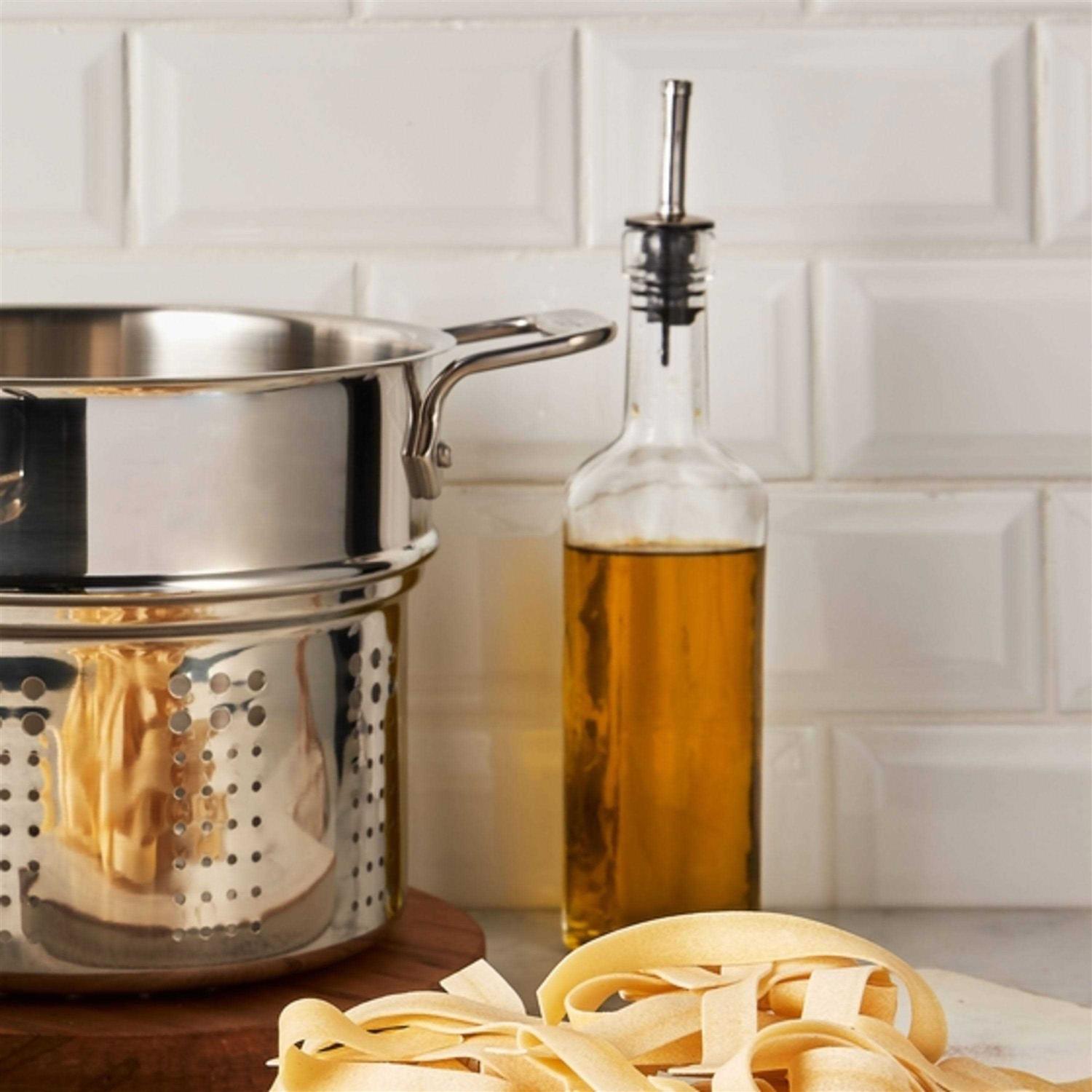 All-Clad Stainless Steel 6 Qt. Pasta Pot - Image 3