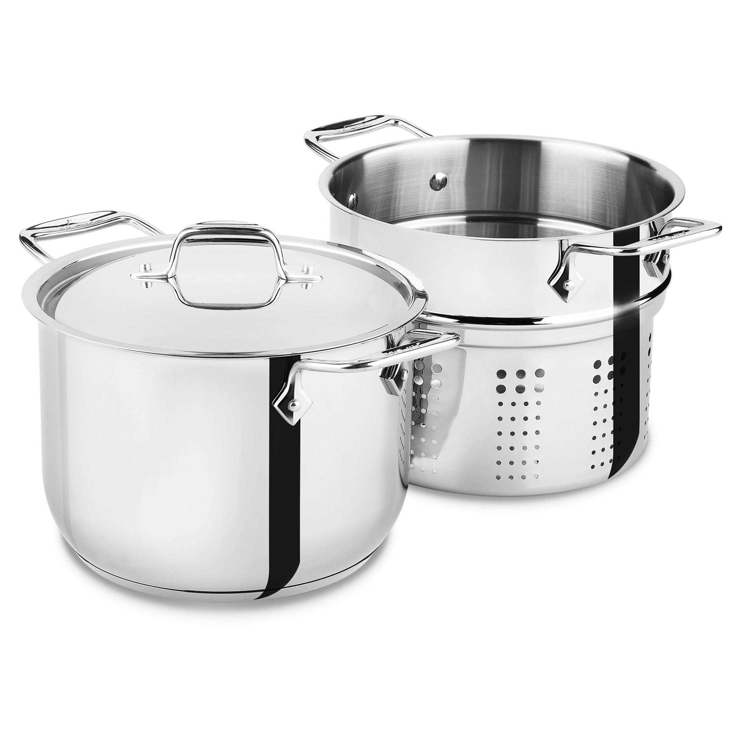 All-Clad Stainless Steel 6 Qt. Pasta Pot - Image 5