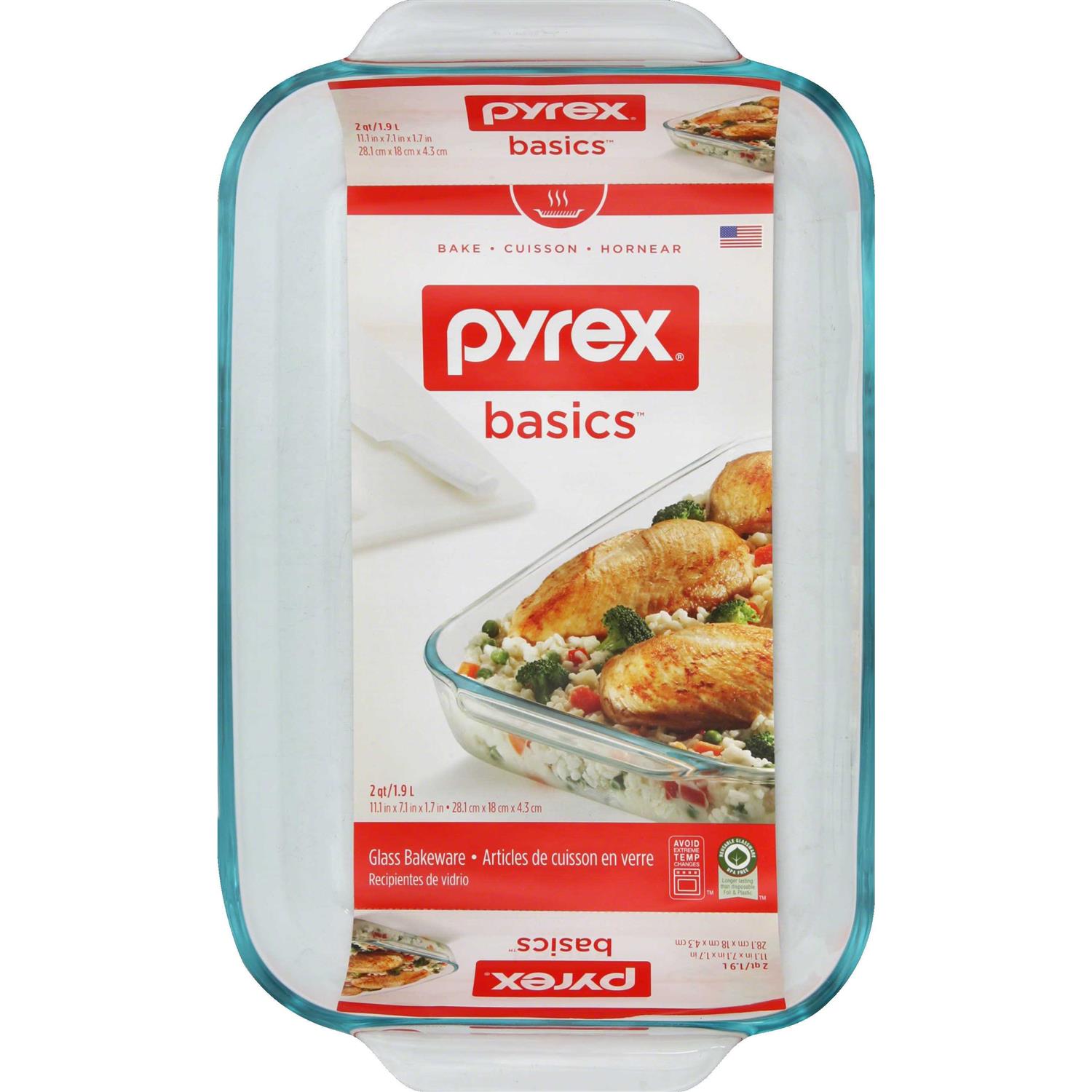 Pyrex Basics Glass Oblong Baking - Image 3