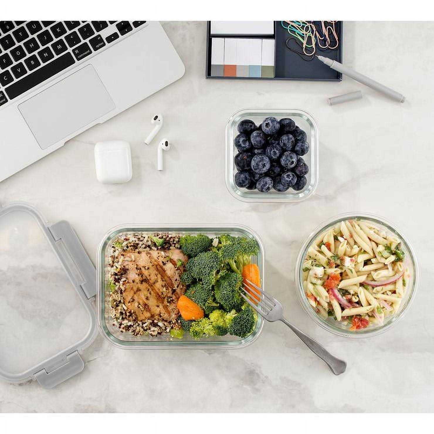 JoyJolt JoyFul 24-Piece Glass Storage Containers with Leakproof Lids Set - Image 5