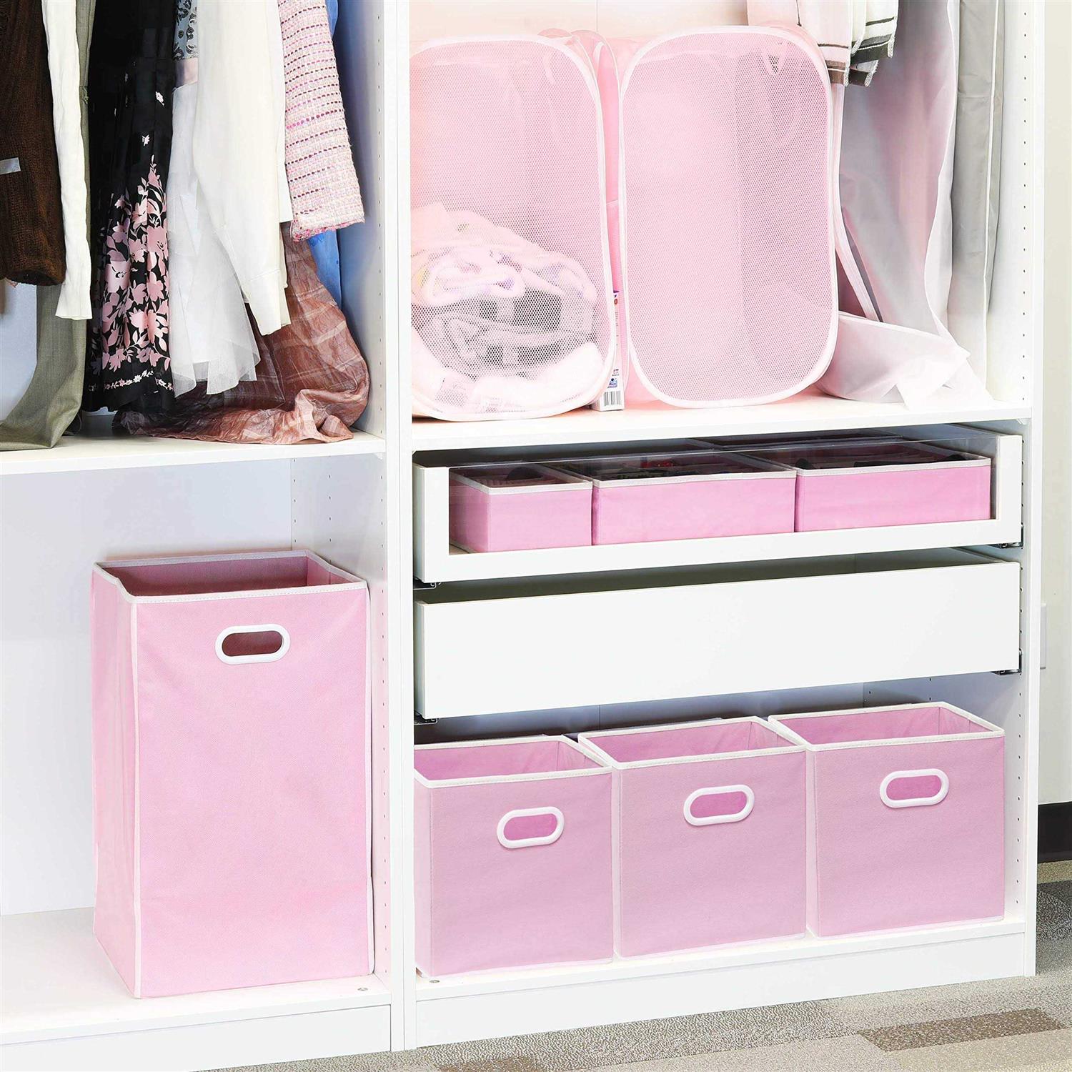 6 Pack SimpleHouseware Foldable Cube Storage Bin - Image 5