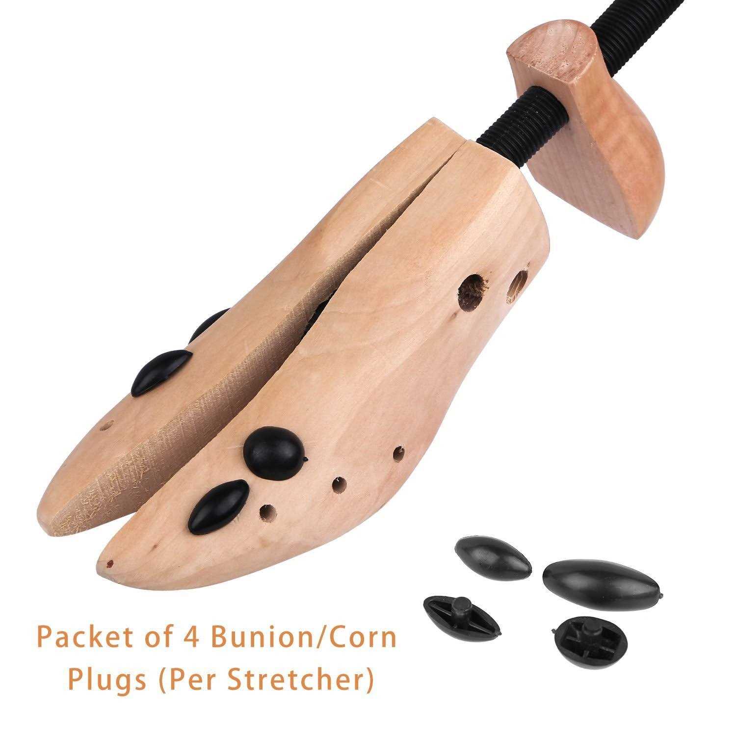 KevenAnna Pair of Premium Professional 2-way Wooden Shoe Trees, Wooden Shoe Stretcher for Men or Women - Image 5