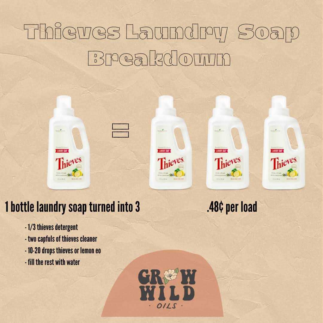 Young Living Thieves Ultra Concentrated Laundry Soap - Image 4