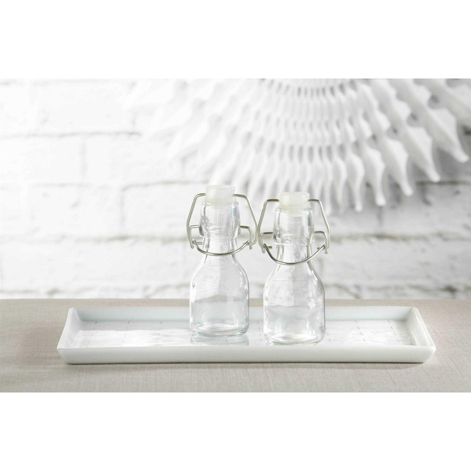 Kate Aspen Personalized Mini Glass Favor Bottle with Swing Top - Image 3