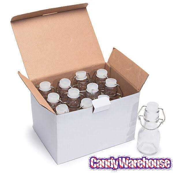 Kate Aspen Personalized Mini Glass Favor Bottle with Swing Top - Image 5