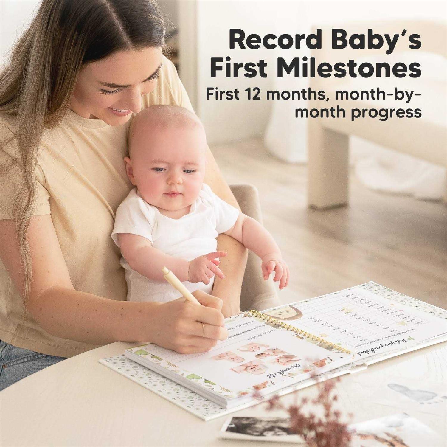 KeaBabies First 5 Years Baby Memory Book Journal - Image 4