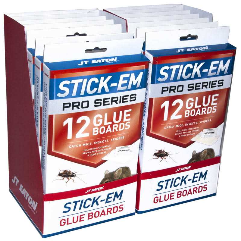 JT Eaton Stick-Em Pro Series Glue Board For Insects/Mice/Spiders 12 pk - Image 3