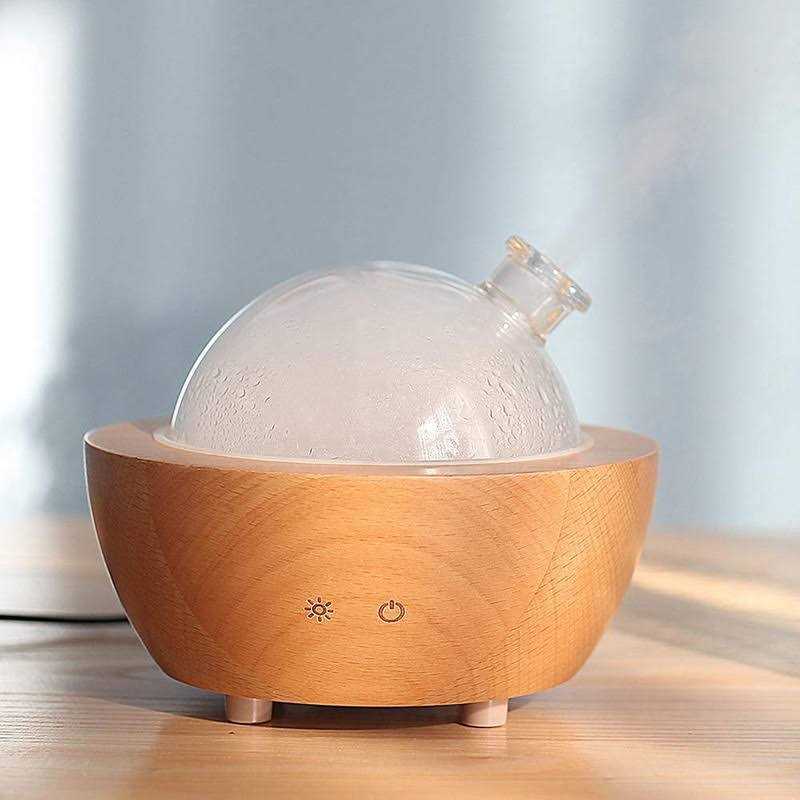 kakoda Glass Aromatherapy Essential Oil Diffuser 200ml natural wood base - Image 5