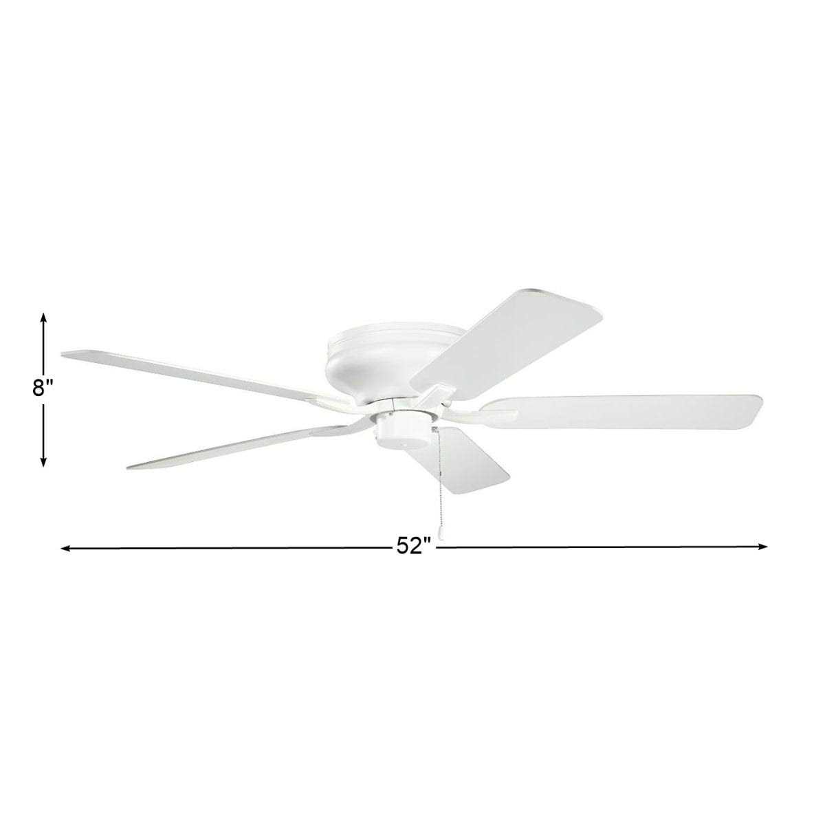 Kichler Basics Pro Legacy Hugger Ceiling Fan 330020MWH - Image 5