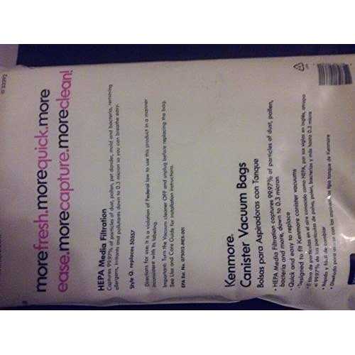 Kenmore Canister Vacuum Bags Type Q & C 53292 - Image 4