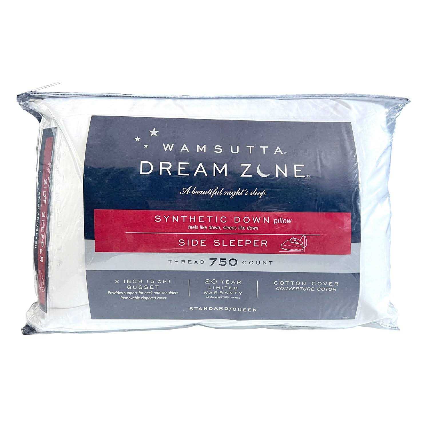 Wamsutta Dream Zone Synthetic Down Pillow Side Sleeper - Image 5
