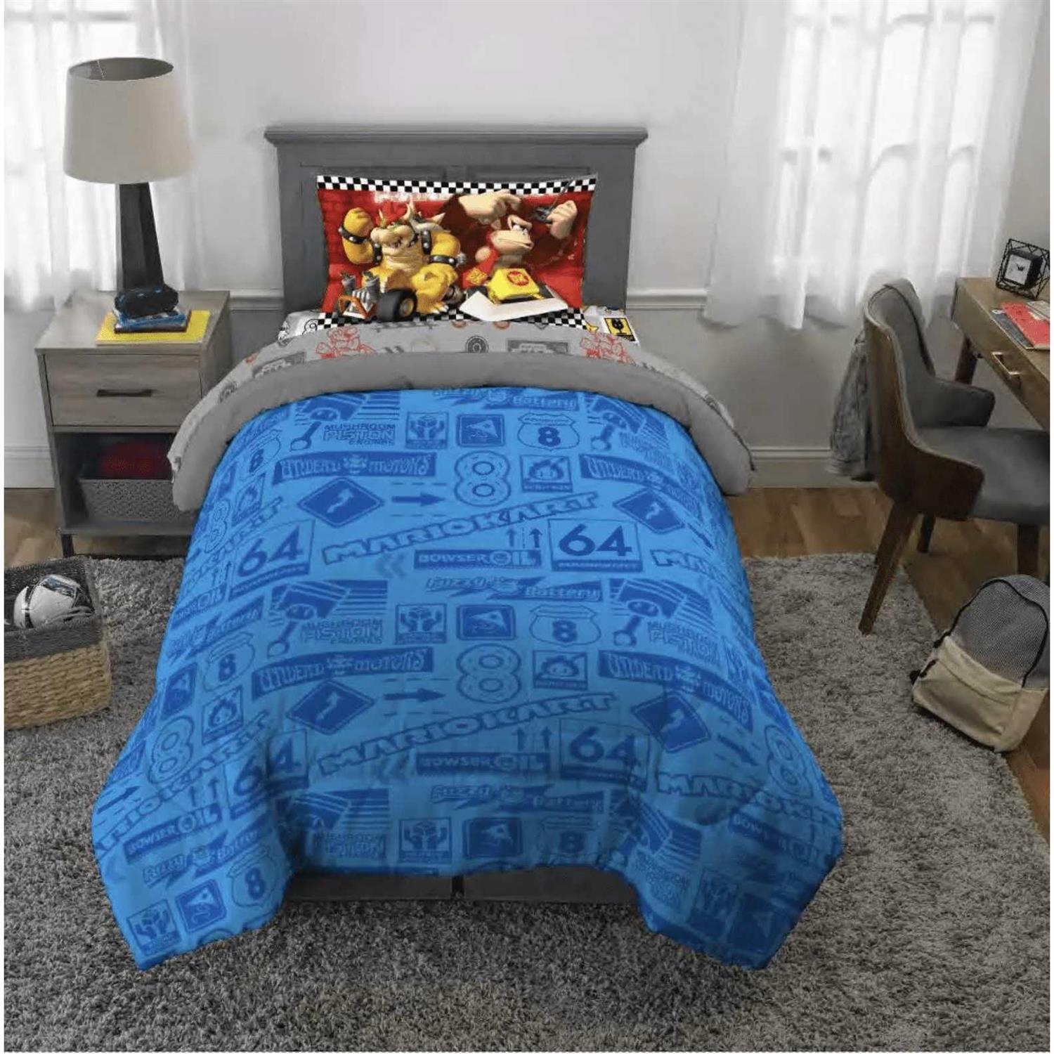 Twin Super Mario Reversible Kids' Comforter - Image 5