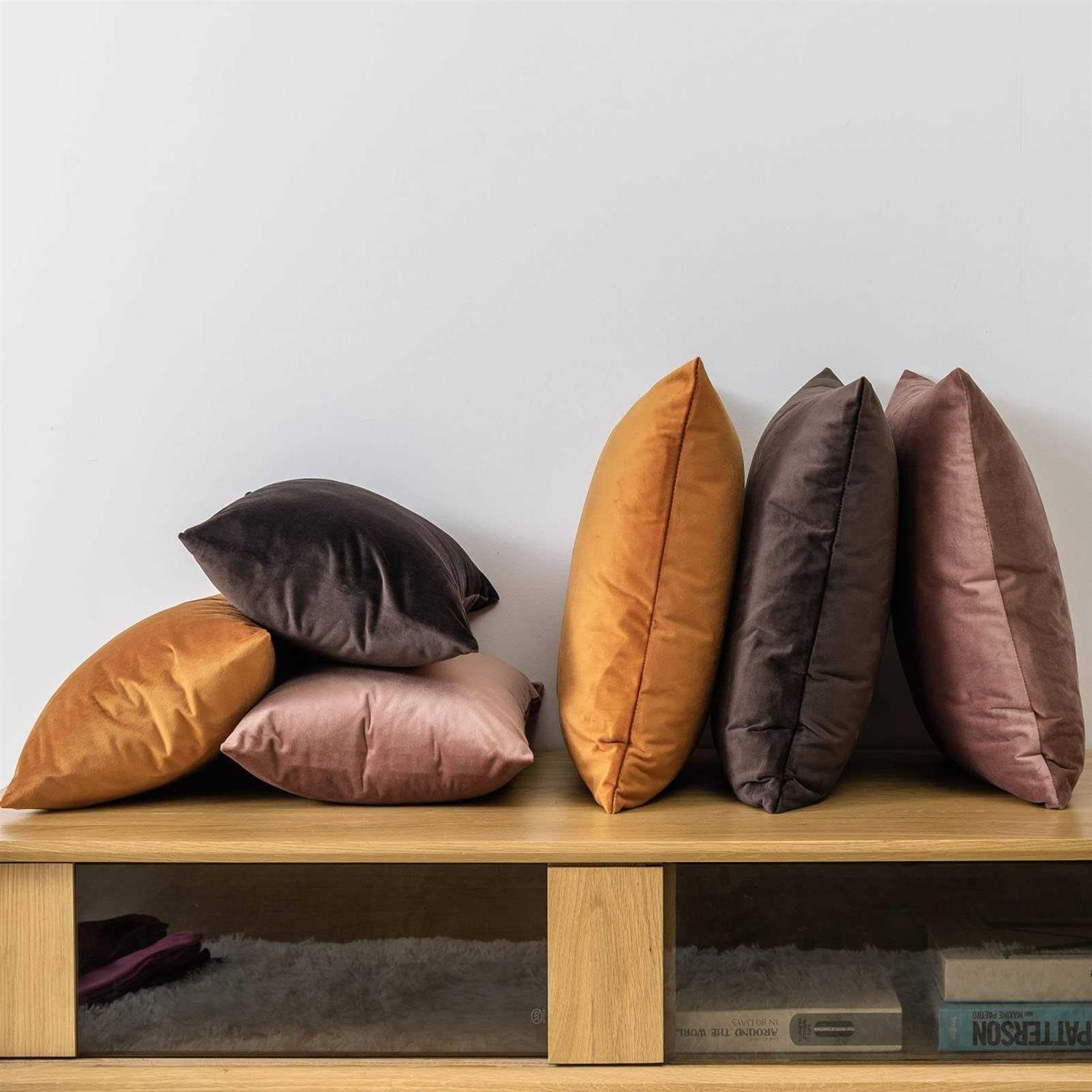 JUSPURBET Soft Velvet Throw Pillow Covers Set of 2,Decorative Solid Cushion Cases for Couch Sofa Bed - Image 5