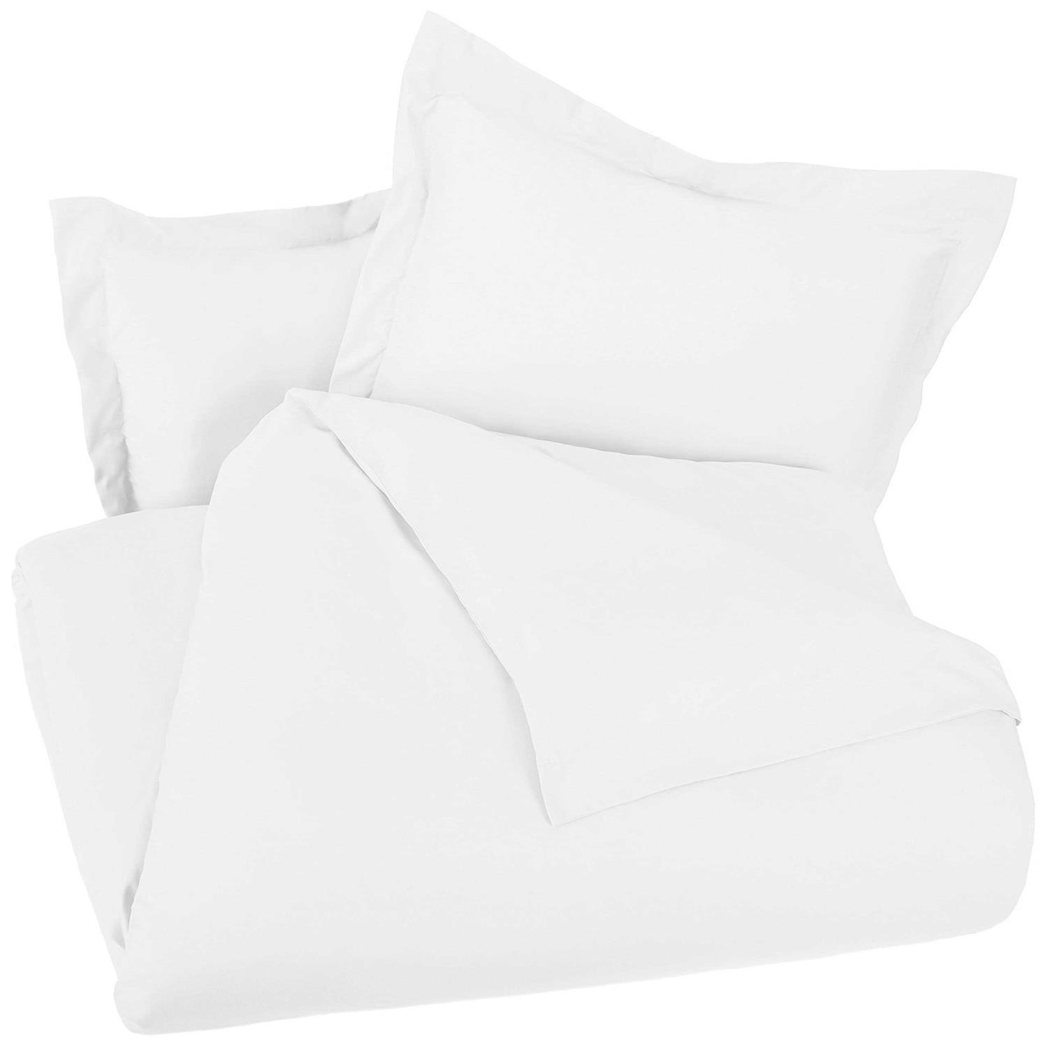 Amazon Basics Lightweight Microfiber Duvet Cover Set with Snap Buttons - Image 3