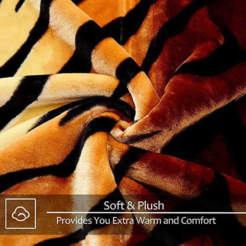 JYK Korean Faux Mink Fleece Blanket 5 LB - Image 4