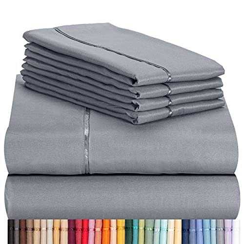 6 PC LuxClub Bamboo Sheet Set 18 inch Deep Pockets - Image 3
