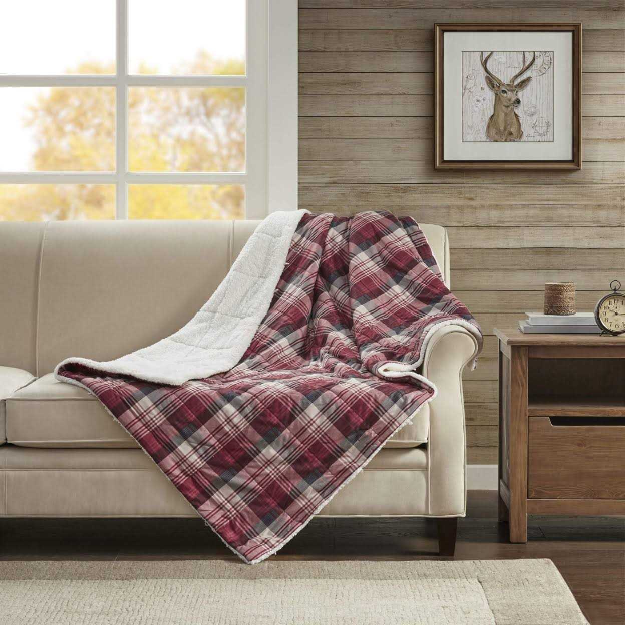 Woolrich Tasha Oversized Sofstpun Down Alternative Throw - Image 3