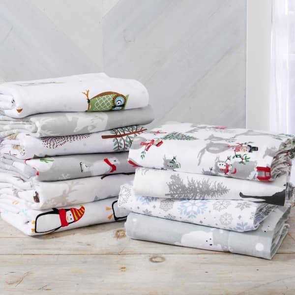 groupon 100% Premium Cotton Flannel 4 Piece Sheet Set Winter - Image 2