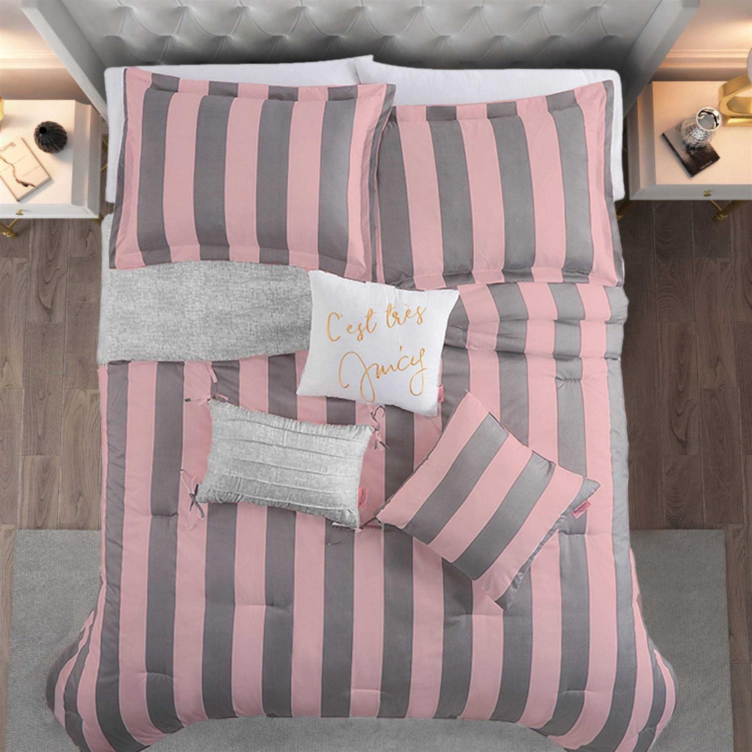 Juicy Couture Cabana Stripe Reversible 6-pc. Comforter Set - Image 4