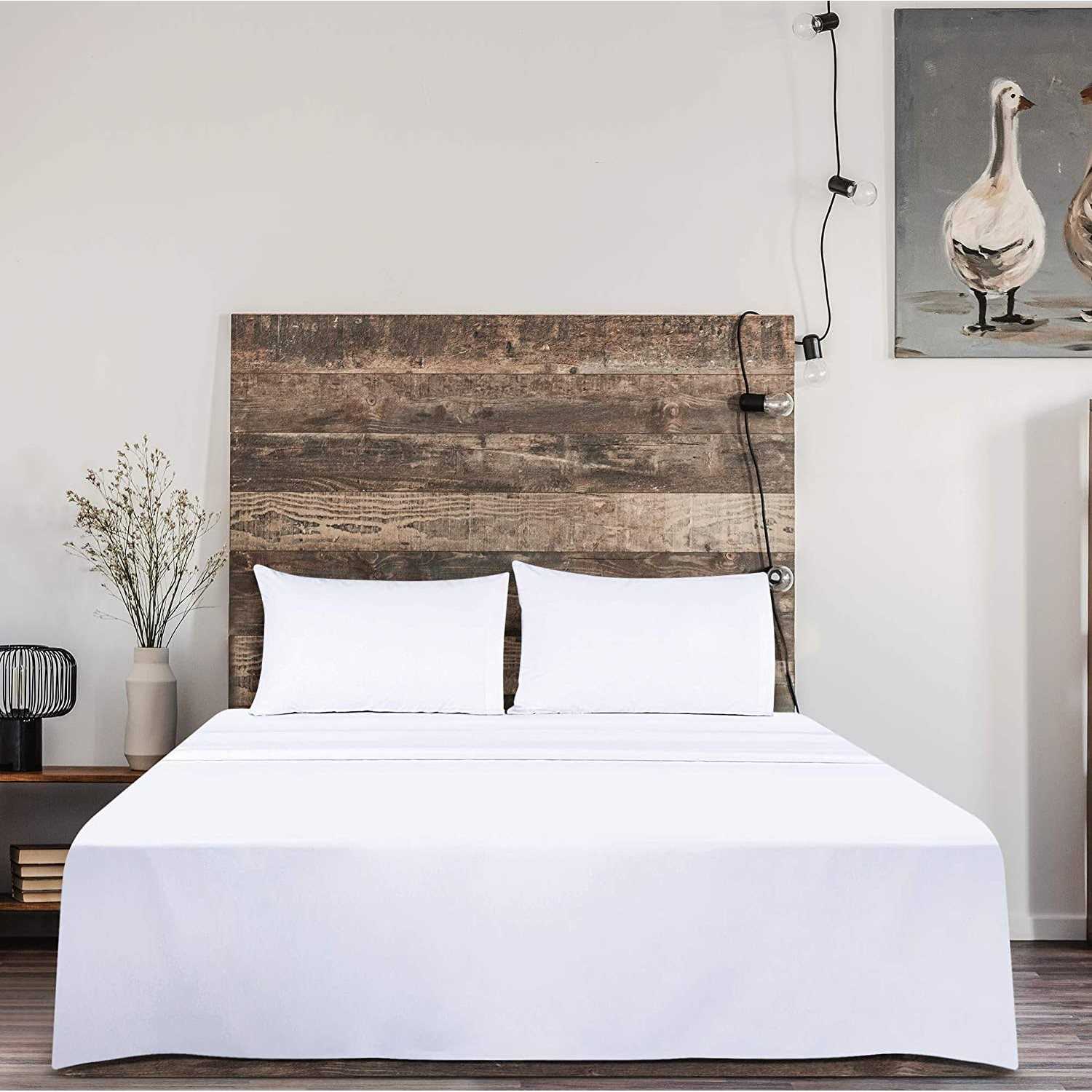 Utopia Bedding Flat Sheet Soft Brushed Microfiber Fabric - Image 4