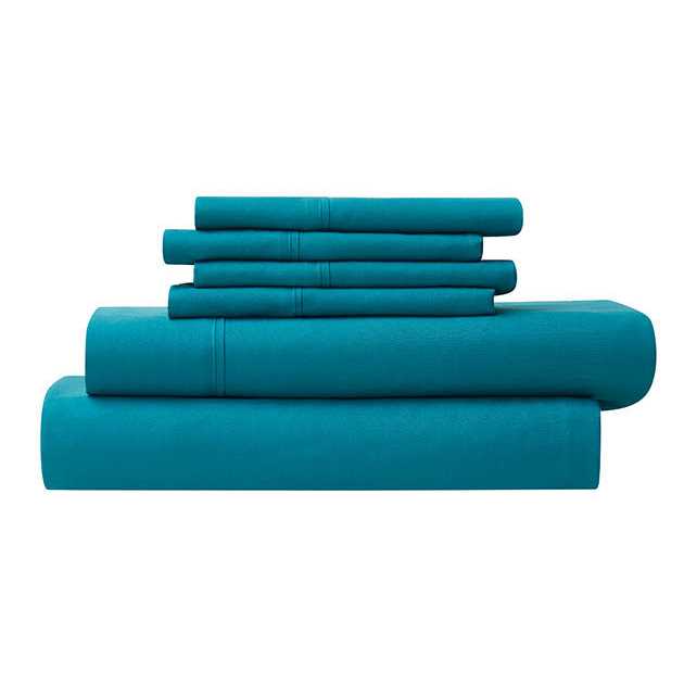 Bamboo 1800 Count Leaf Embossed Bed Sheet Set - Image 3