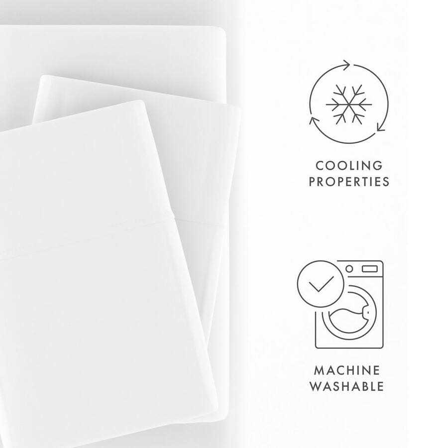 6-Piece Bed Sheet Set Bamboo Softness - Image 5