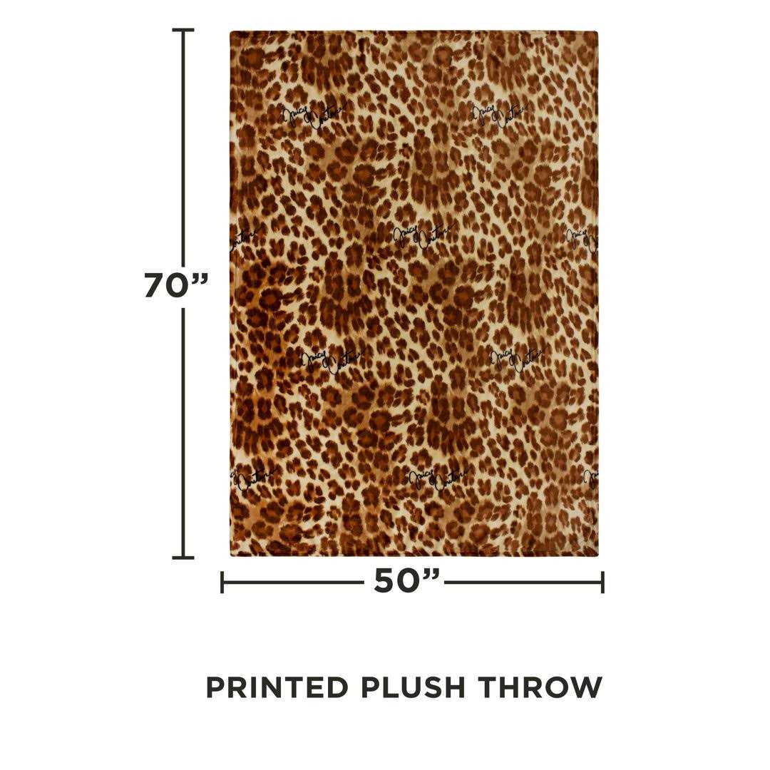 Juicy Couture Throw Blanket Regent Leopard - Image 3