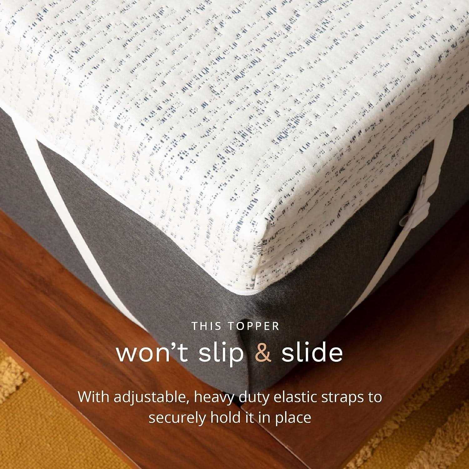 Viscosoft 3.5 Density 3-Inch Gel Memory Foam Mattress Topper - Image 4