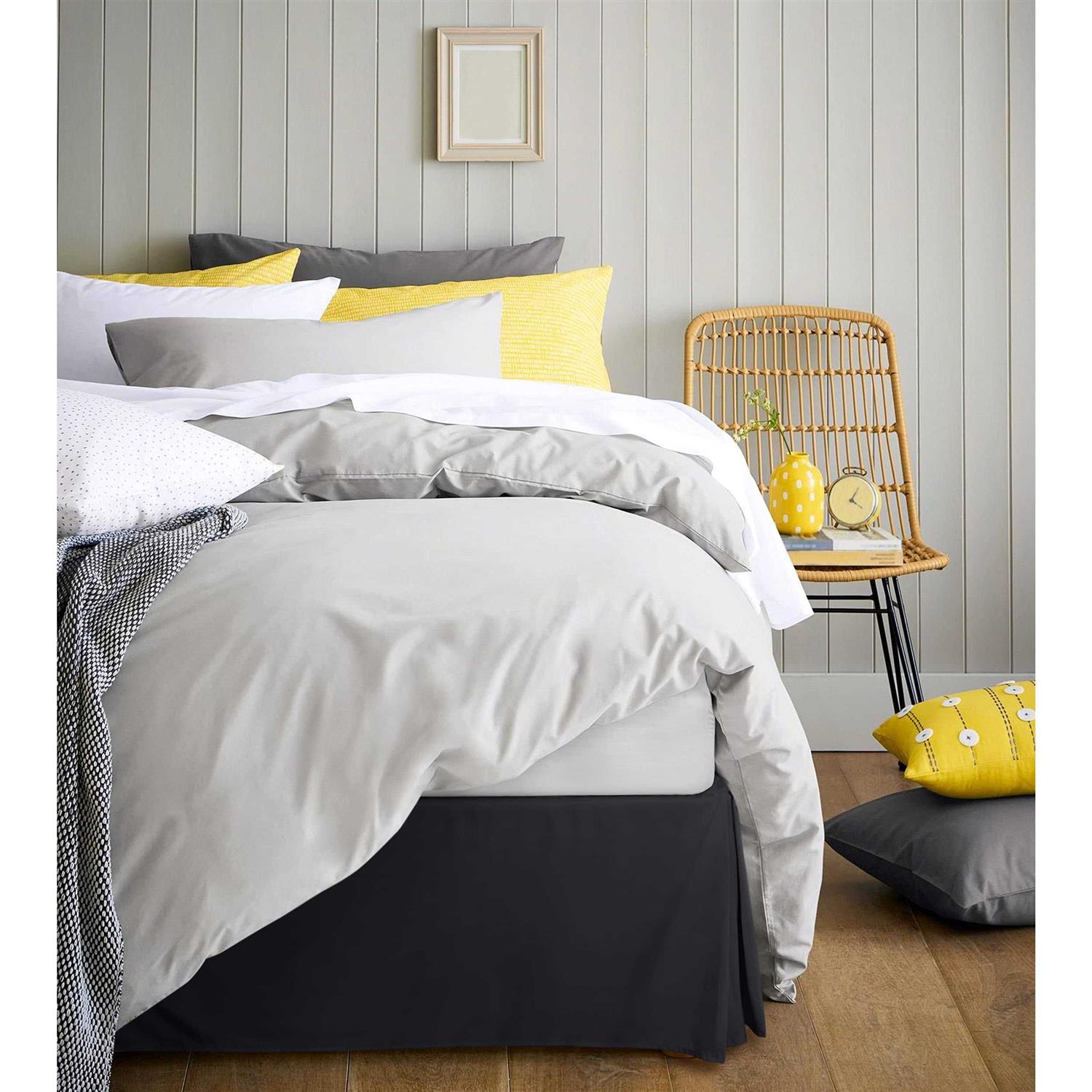 Utopia Bedding Bed Skirt Soft Quadruple Pleated Ruffle Easy Fit with 16 Inch Tailored Drop - Image 4