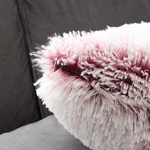Uhomy Home Decorative Luxury Series Super Soft Faux Fur Throw Pillow Case Cushion Cover for Sofa/Bed - Image 3