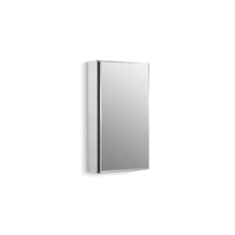 Kohler CB-CLC3526FS 35 W x 26 H Aluminum Two-Door Medicine Cabinet with Mirrored doors K-CB-CLC3526FS - Image 5
