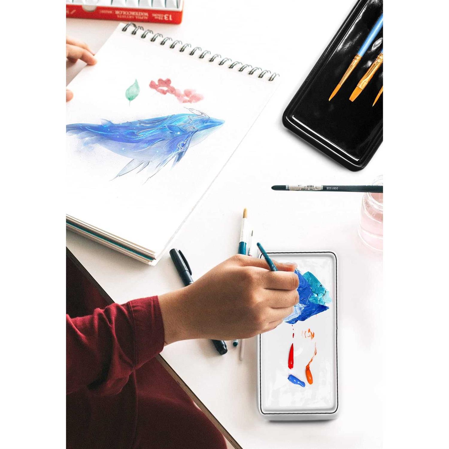 Nucookery 6 Small Rectangle Bathroom Vanity Ceramic Kitchen Bathtub - Image 4