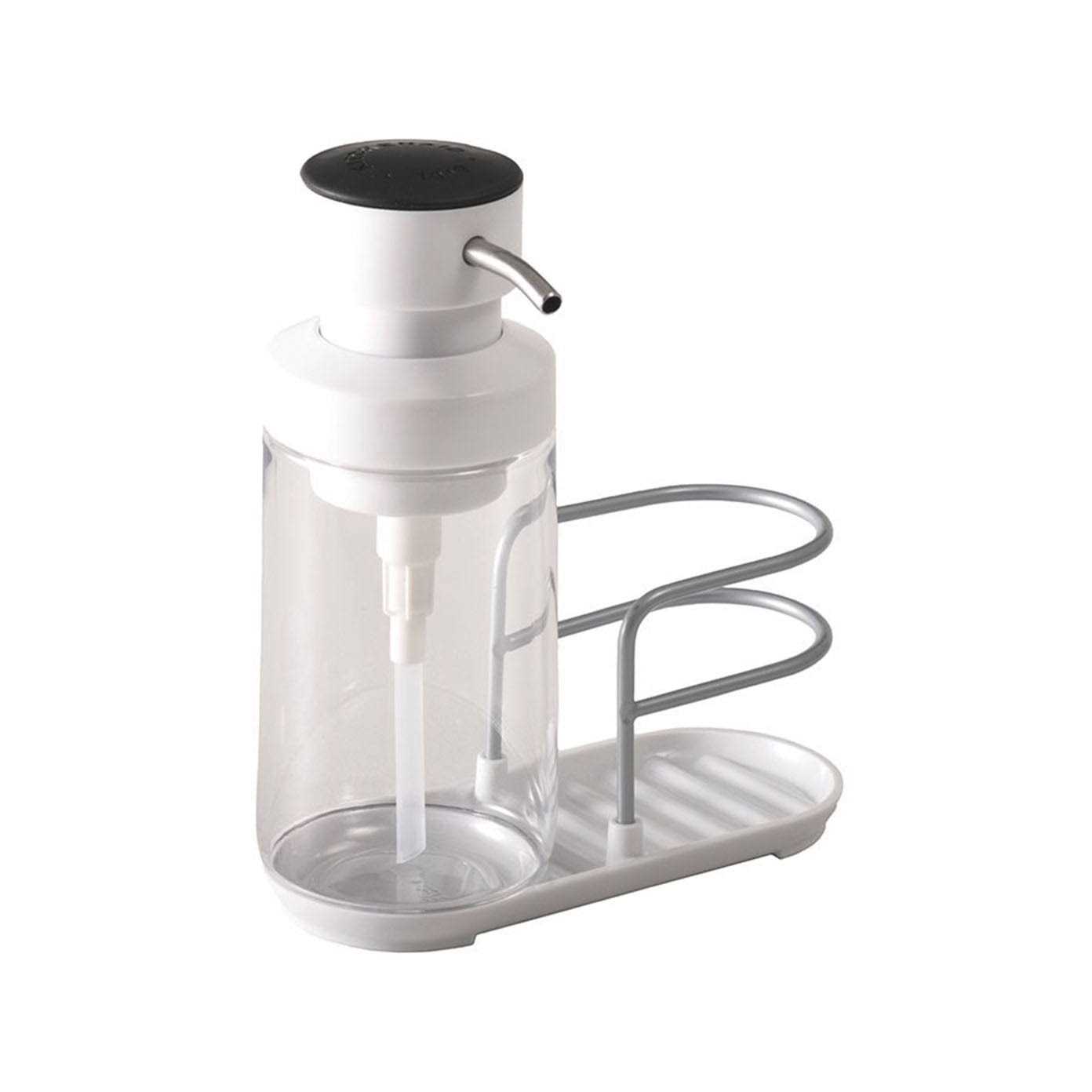Kitchenaid Satin Wire Soap Pump and Sponge Caddy - Image 3
