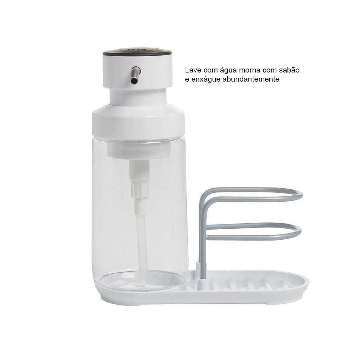 Kitchenaid Satin Wire Soap Pump and Sponge Caddy - Image 4
