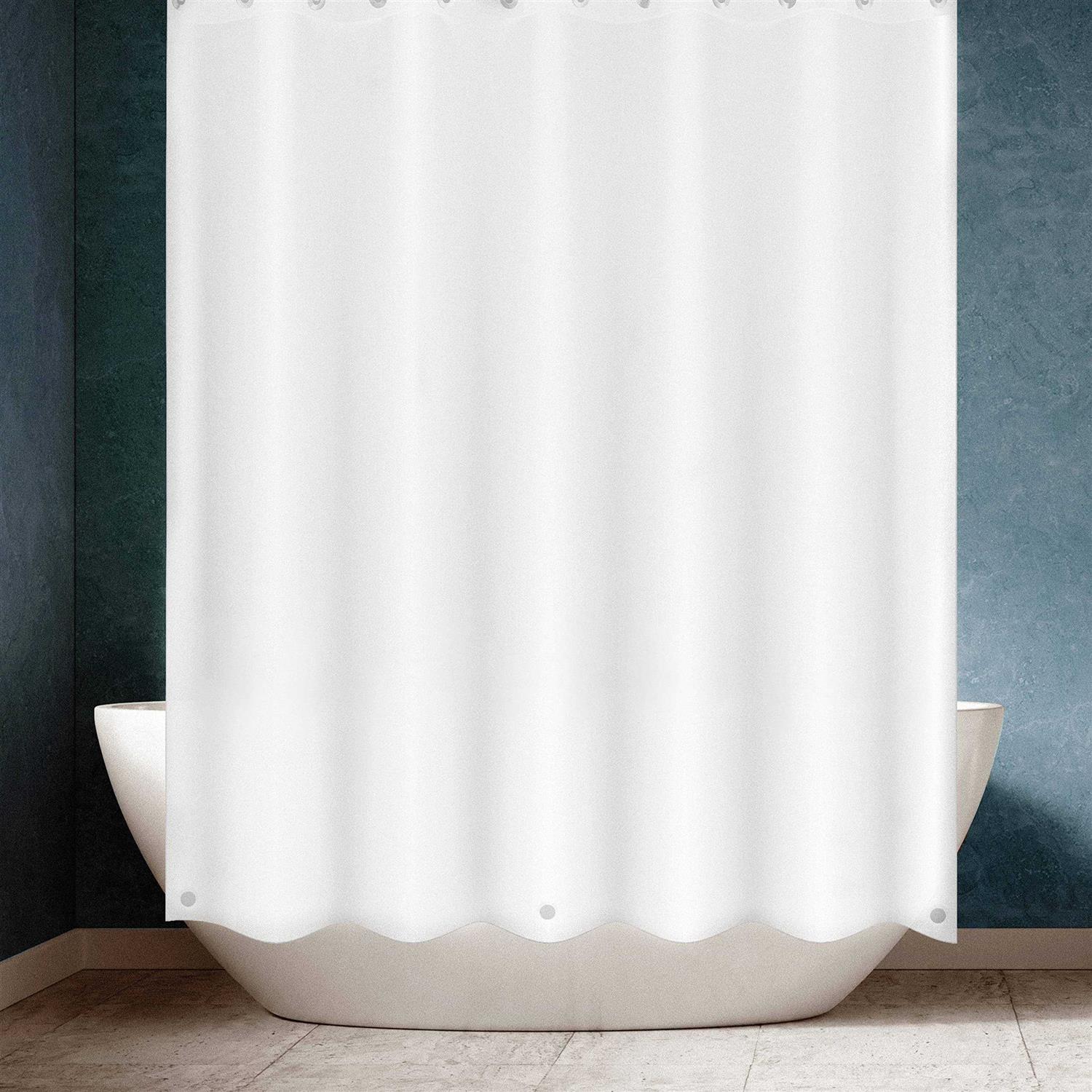 JSO Home 2-Pack Shower Curtain Liner PEVA 70 x 72 Thick 6 Gauge Heavy Duty Shower Liner - Image 4