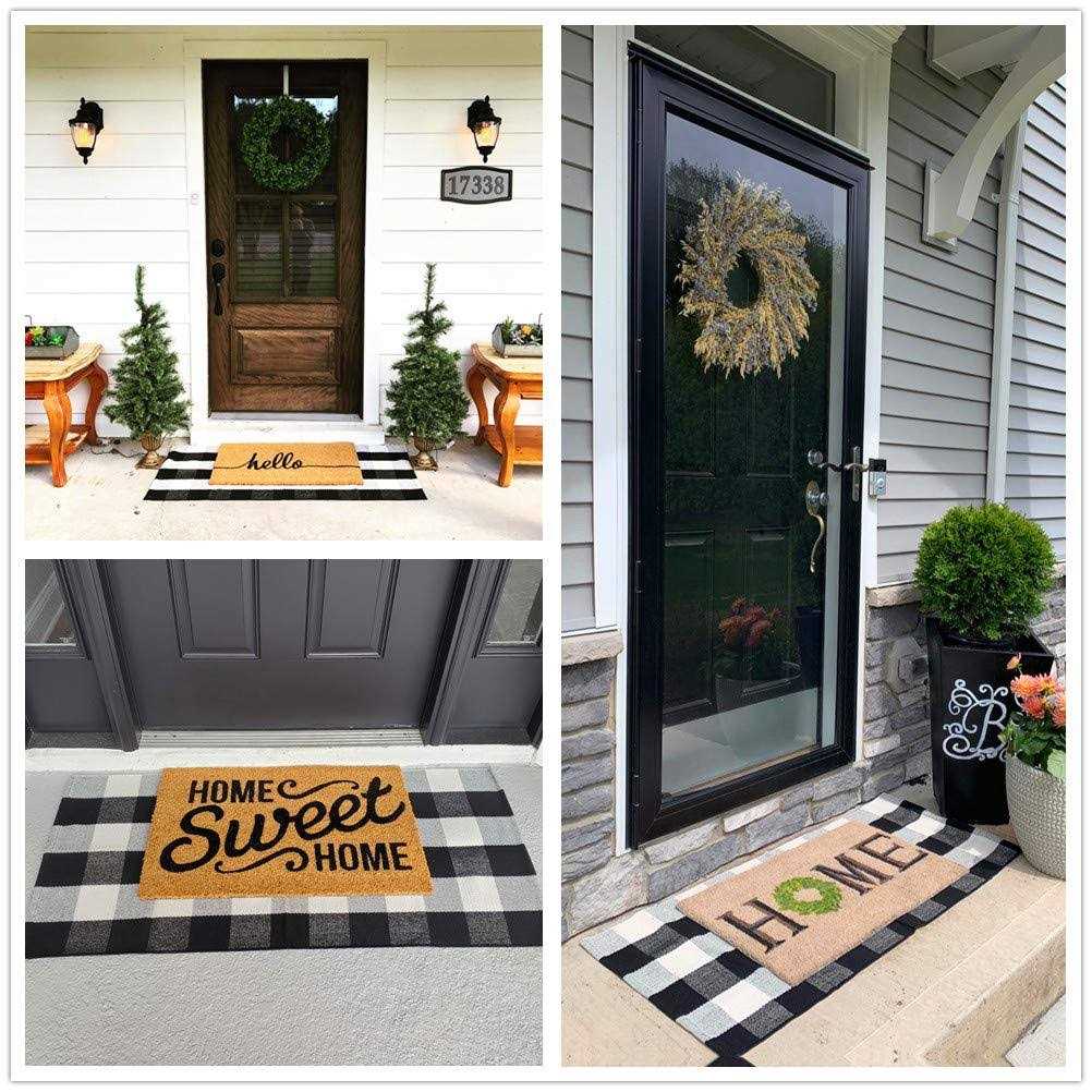 Kahouen Buffalo Check Rug Buffalo Plaid Rug Checkered Plaid Rugs - Image 3