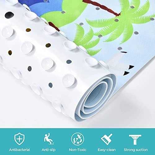 Tubozadi Baby Bath Mat For Tub Kids Non Slip Bathtub Baby Extra Long 40X16 Inch Bathroom Toddler Anti Slip Shower Mat - Image 5