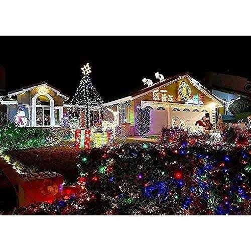 kemooie 300 LED Christmas Lights 99FT 8 Plug Fairy Lights - Image 4
