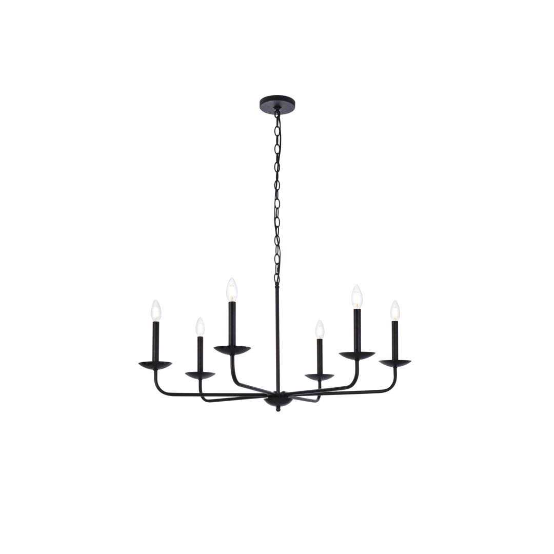 Joss & Main Baltray 6 Light Candle Style Classic/Traditional Chandelier Finish - Image 4