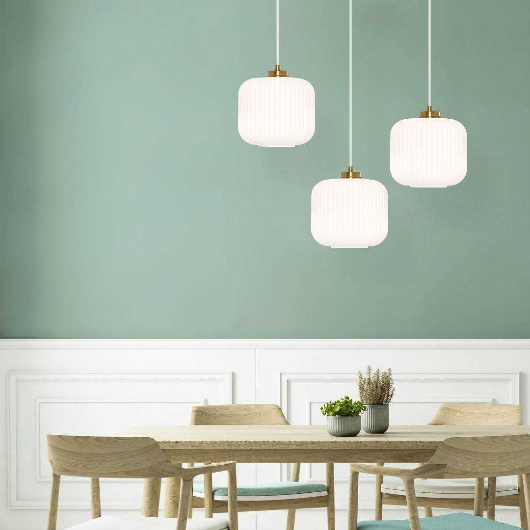 Joss & Main Gracieleigh 1 Light Unique Globe Pendant Shade - Image 3