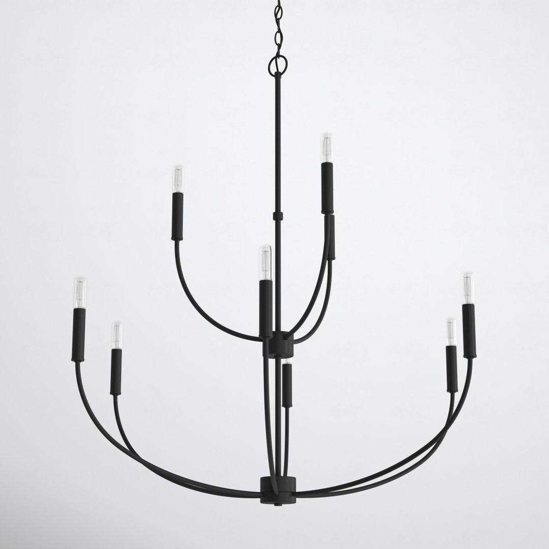 Joss & Main Kendrey Nine Light Chandelier Finish - Image 3