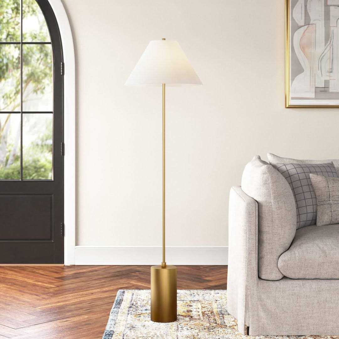 Joss & Main Greenbury 64 Floor Lamp Base Finish - Image 4