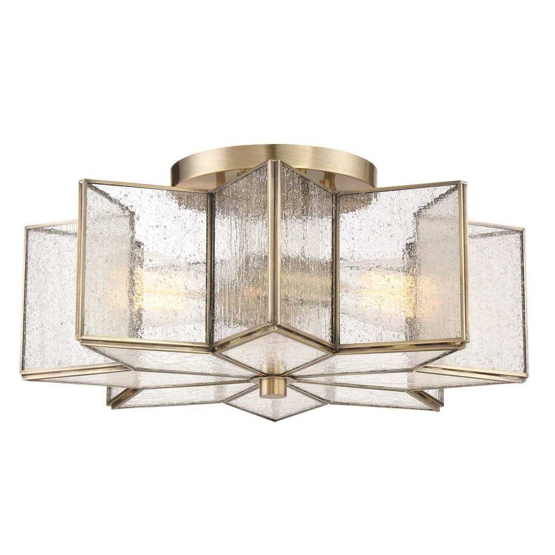 Joss & Main Putnam 2 Light 16 Unique/Statement Star Flush Mount - Image 3