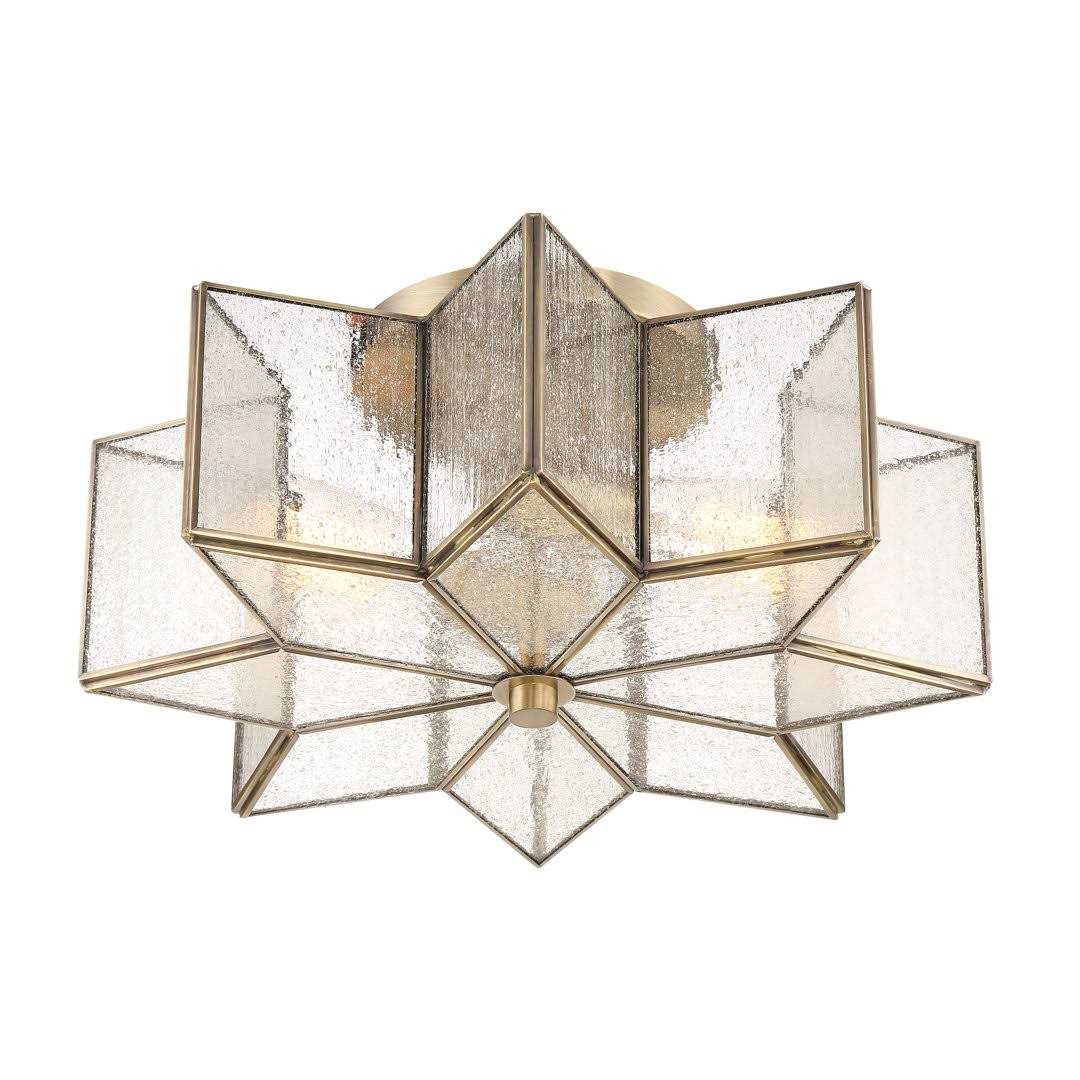 Joss & Main Putnam 2 Light 16 Unique/Statement Star Flush Mount - Image 4