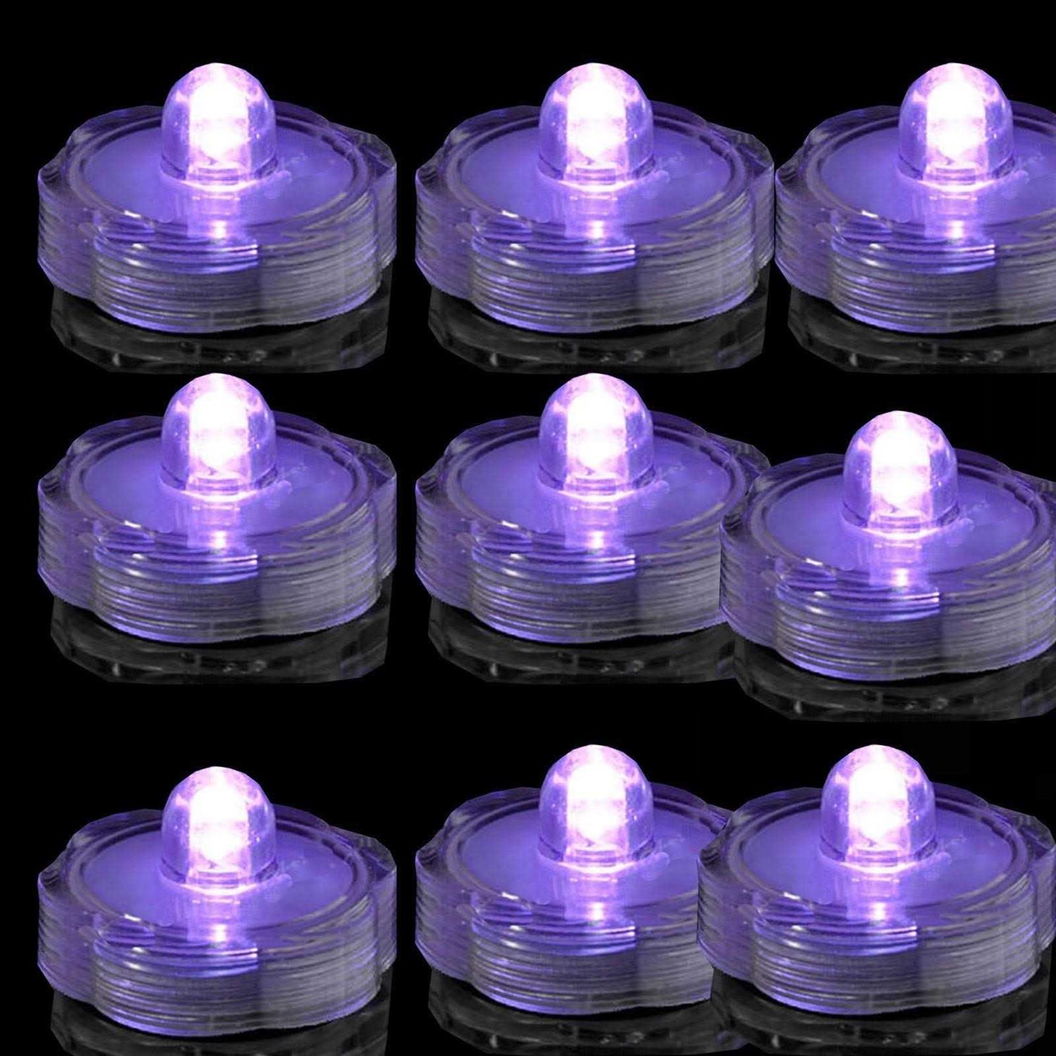 Jytrend Super Bright LED Floral Tea Light Submersible Lights for Party Wedding - Image 5