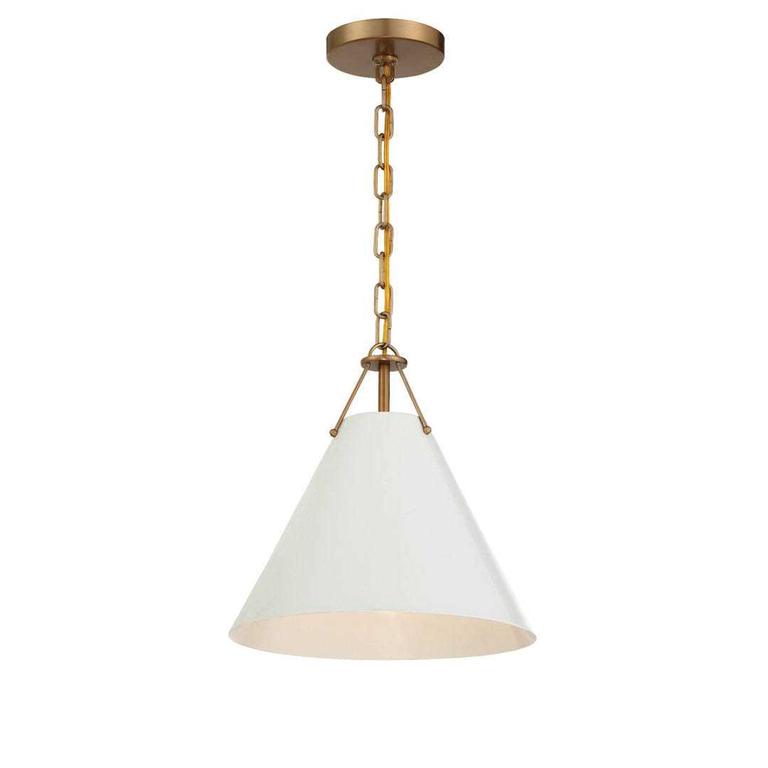Joss & Main Kinston 1 Light Cone Pendant Finish - Image 4